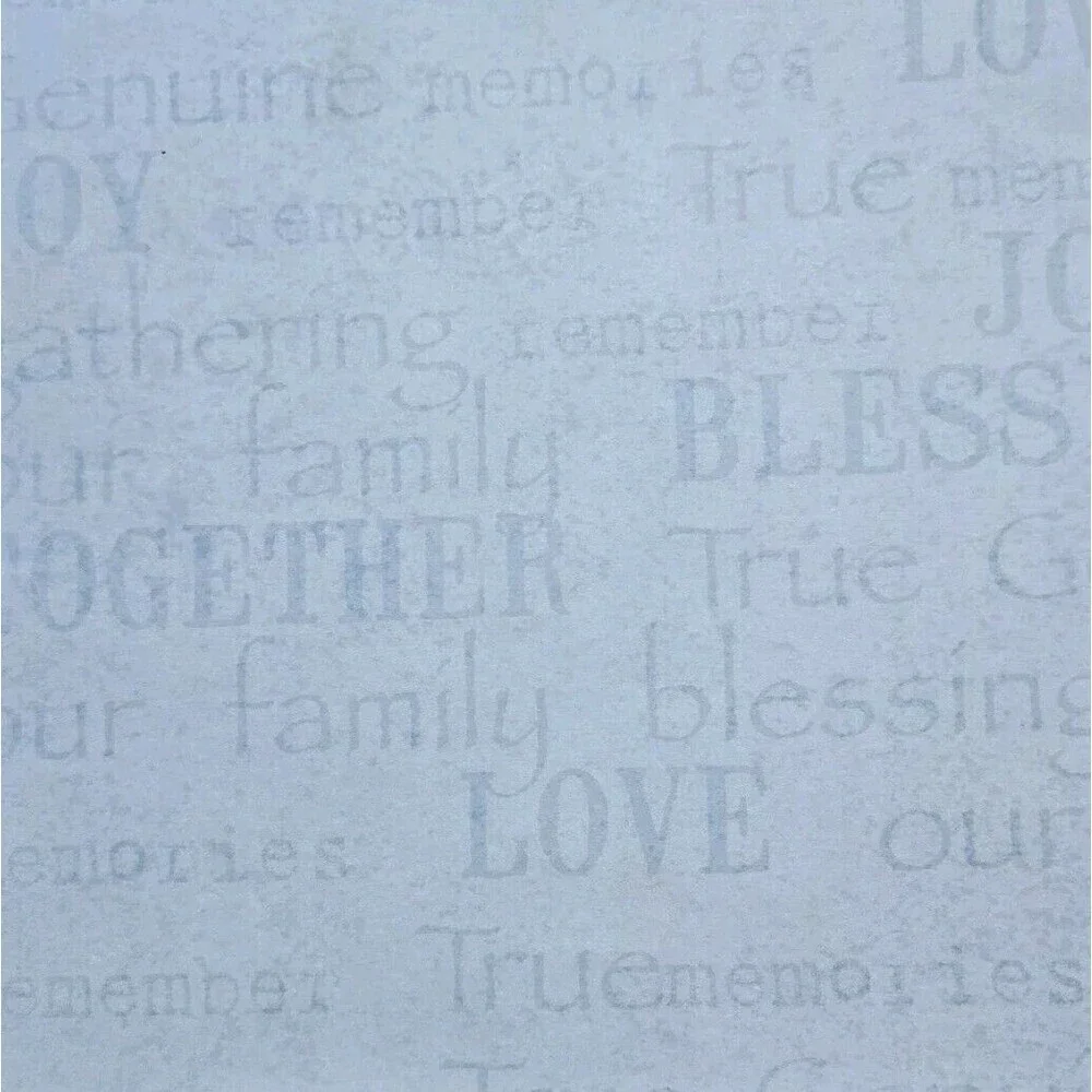 Family Scrapbook Paper 6 X 6 - approx 130 pc Scrapbooking,Card Making, Journals